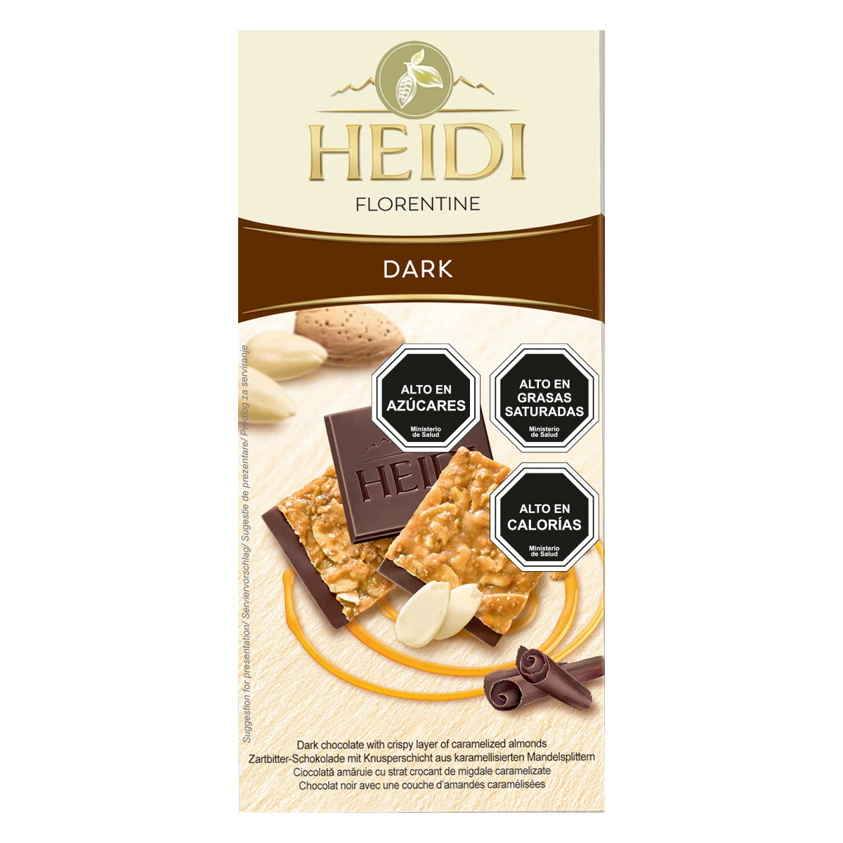 Chocolate Heidi Choc Florentine dark 100 Grs.