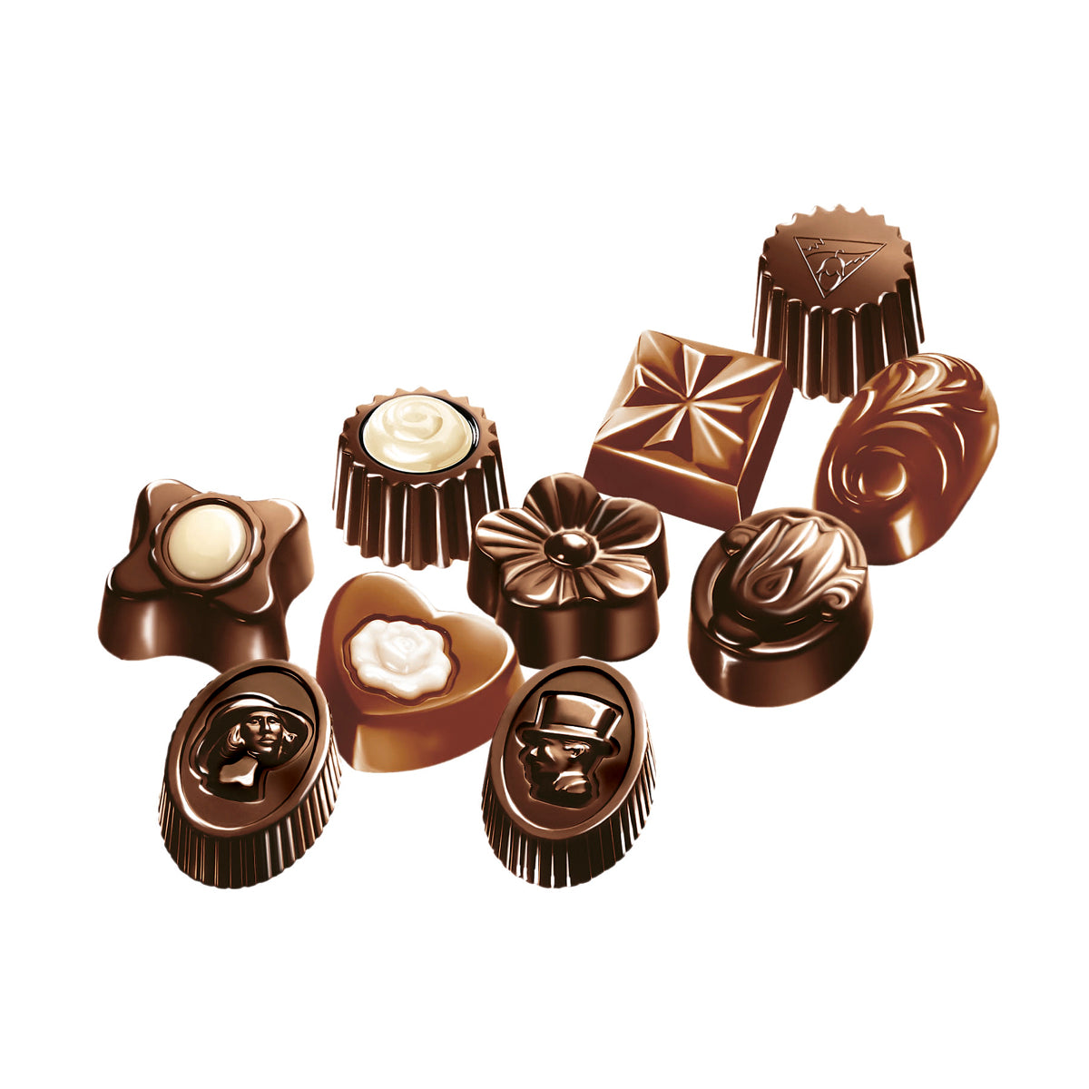 Estuche Bombones Chocolate Lamour Solidarnosc 165g