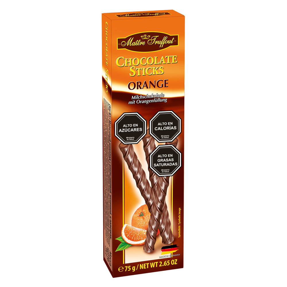 Pack 6 Chocolate stick Maitre Truffout 75g surtido