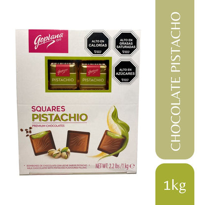 Bombon Chocolate Goplana 1 Kg Sabor Pistacho