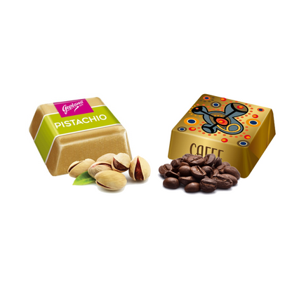 Pack chocolate Bombón Goplana Pistacho 1 Kg + 1 Café 1 Kg