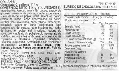 Estuche Chocolate Creations Goplana 114gr