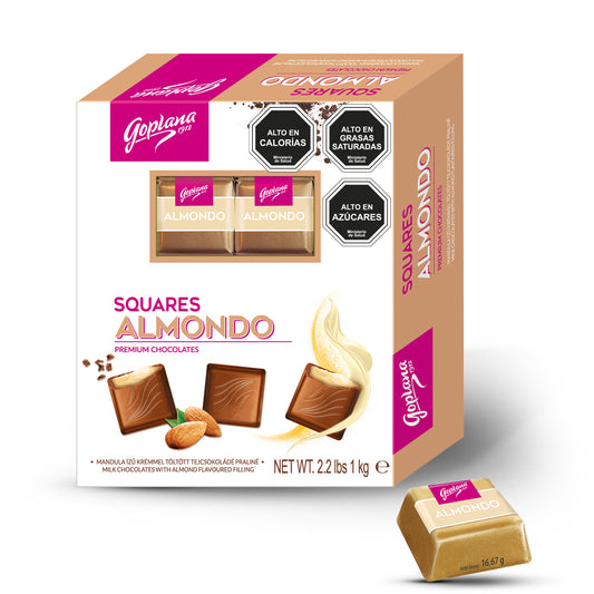 Bombon Chocolate Goplana 1 Kg Sabor Almendra