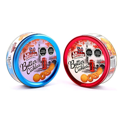 Galletas Mantequilla La British 400gr Azul o Rojo