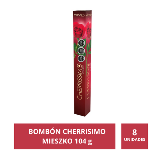 Estuche de Chocolate Rosa Cherrisimo Mieszko 104g