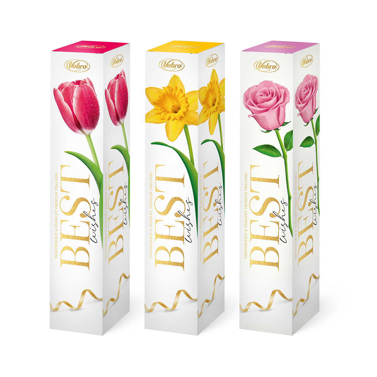 Estuche Bombones Vobro Hazelnuts Best Wishes 75g