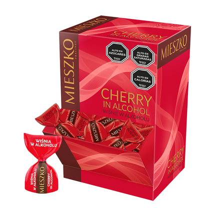 Chocolate Bombones rellenos cerezas al licor Mieszko 2.5g