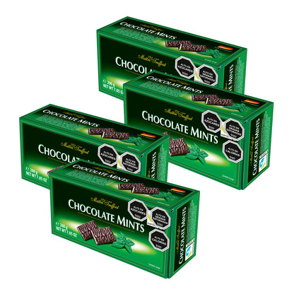 Pack Chocolate 4 Estuches mints Maitre Truffout 200g