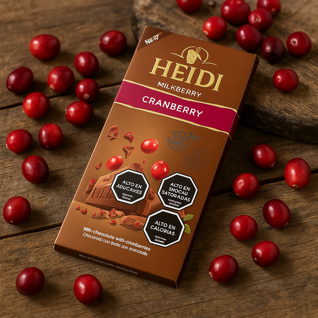 Chocolate tableta Heidi Milkberry Cranberry 80g