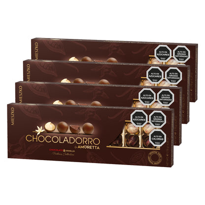Pack 4 Estuche Bombones Mieszko Chocoladorro 178g