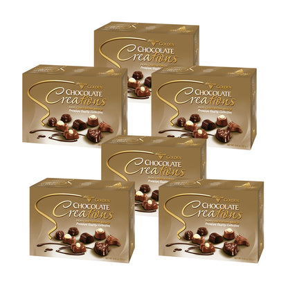 Pack 6 Estuche Bombones Creations Golden Solidarnosc 228g