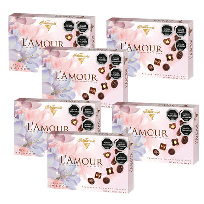 Pack 6 Bombones Lamour Solidarnosc 165g