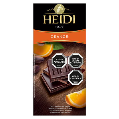 Chocolate tableta Heidi Dark orange 80g