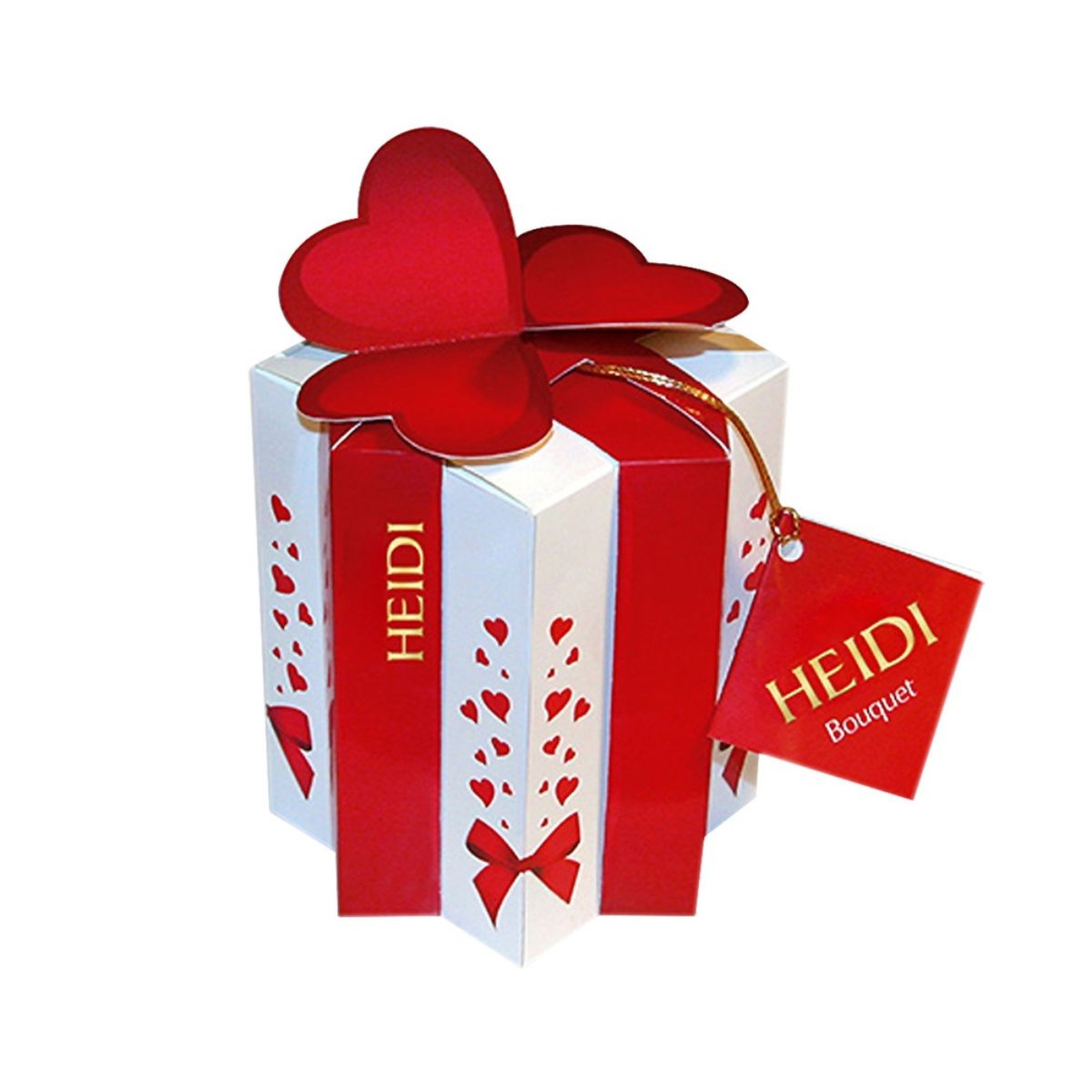 Bombones Chocolate Avellana Heidi Corazón 140g