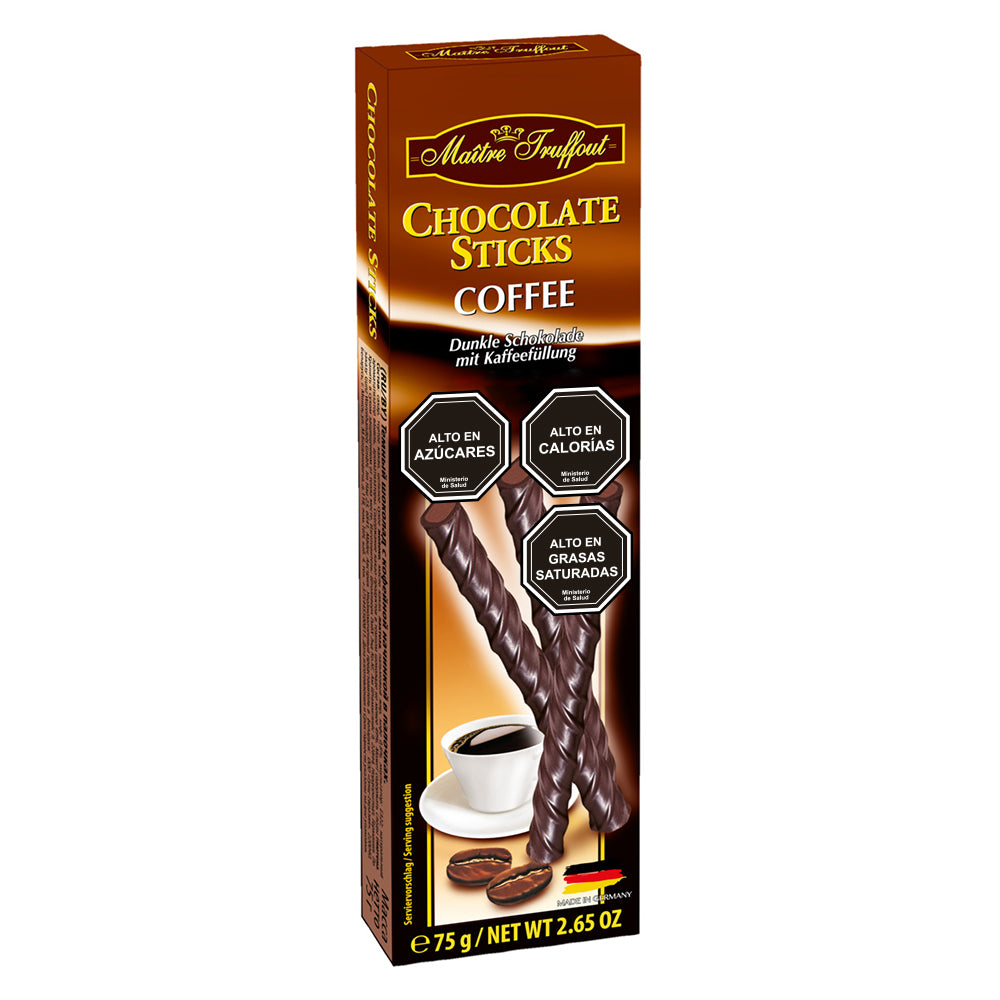 Pack 6 Chocolate stick Maitre Truffout 75g surtido