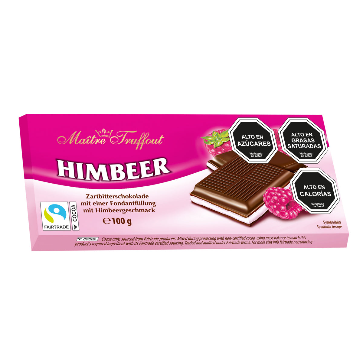 Chocolate Maitre Truffout rellena frambuesa
