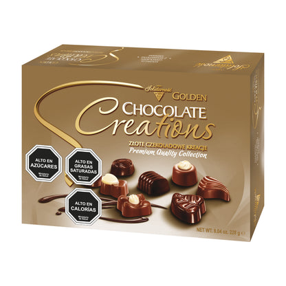 Pack 6 Estuche Bombones Creations Golden Solidarnosc 228g
