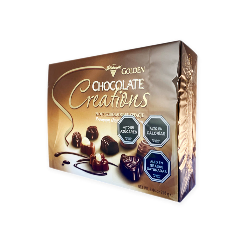 Estuche de Bombones Creations Golden Solidarnosc Chocolate