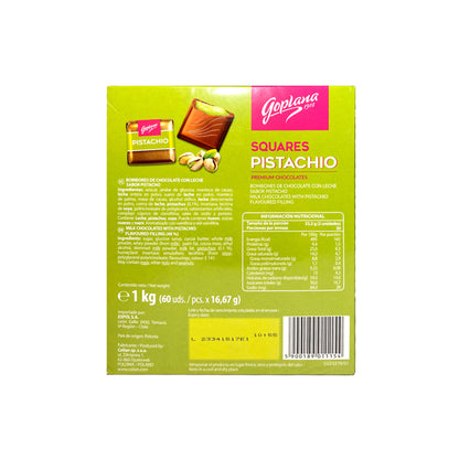 Pack Chocolate Bombón Goplana Pistacho 1 Kg + 1 Almendra 1 Kg