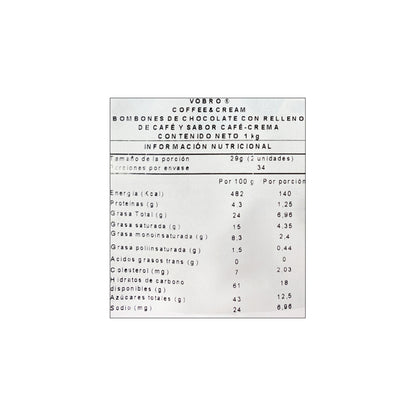 Bombon Chocolate Vobro 1 Kg cafe