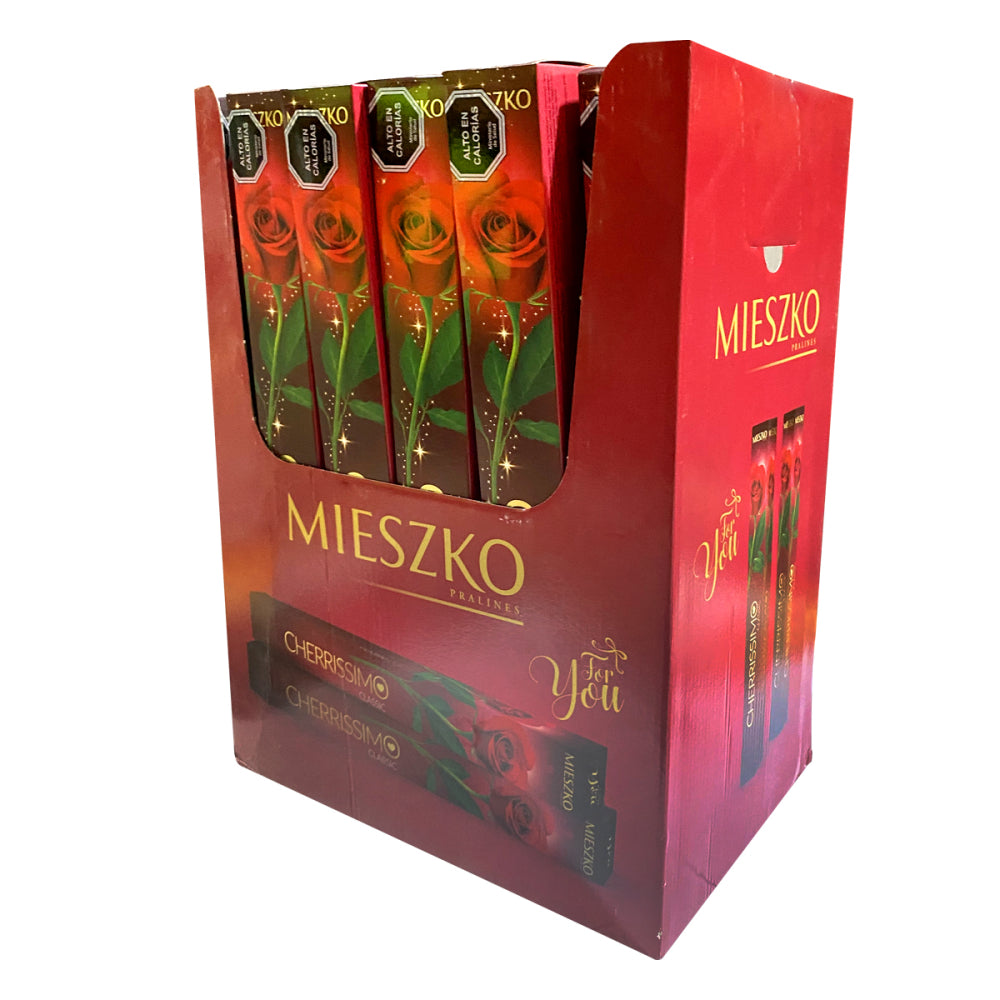 Estuche de Chocolate Rosa Cherrisimo Mieszko 104g