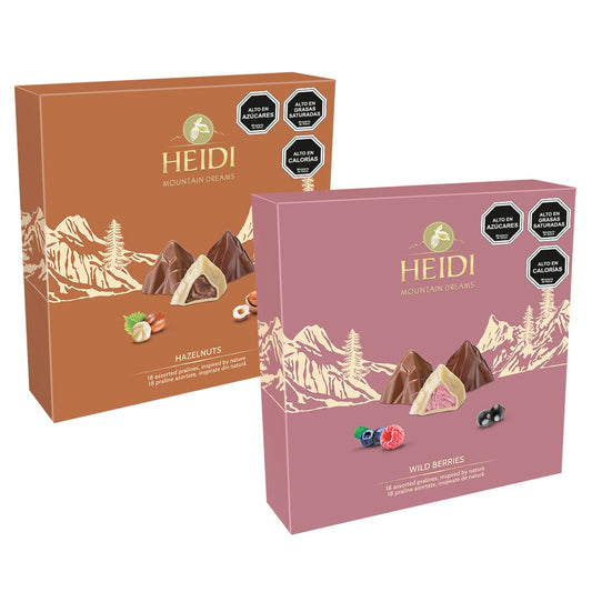 Estuche bombones Heidi mountain dreams variedades 150g