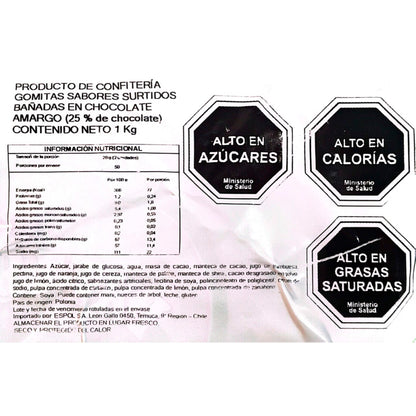 Gomitas Bañadas En Chocolate Solidarnosc 1kg