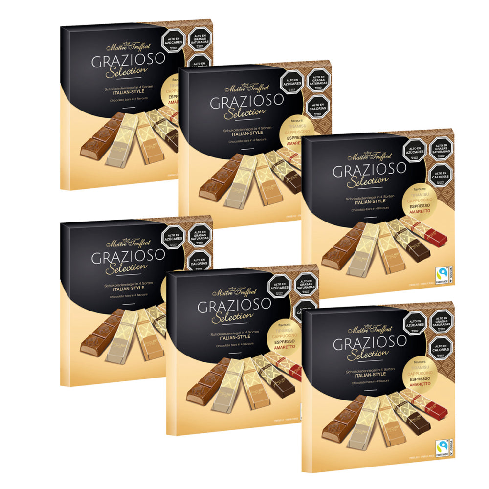 Pack 6 Estuche Grazioso Selection Italiano 200g