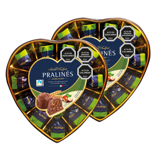 Pack 2 Bombones Pralinés Hazelnut Maitre Truffout 165 g