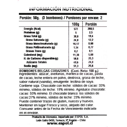 Bombones Maitre Truffout Praliné Surtido Rojo 100g