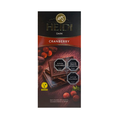 Chocolate tableta Heidi Dark cranberry 80g