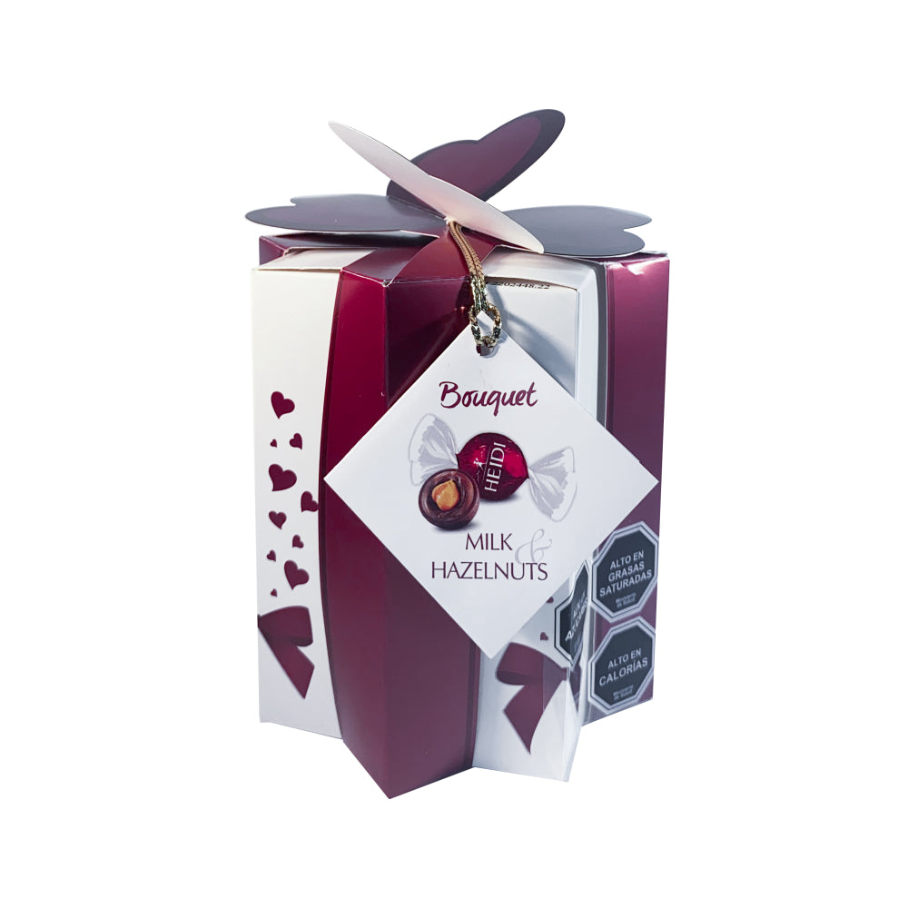 Bombones Chocolate Avellana Heidi Corazón 140g