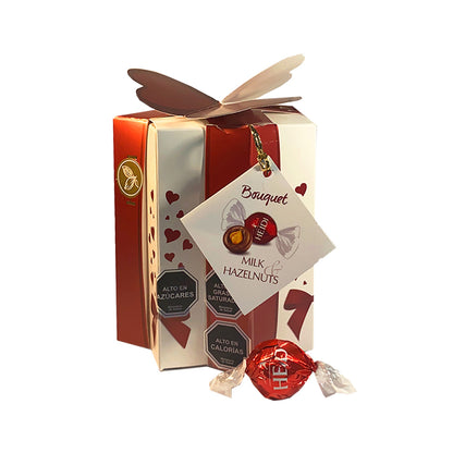 Bombones Chocolate Avellana Heidi Corazón 140g