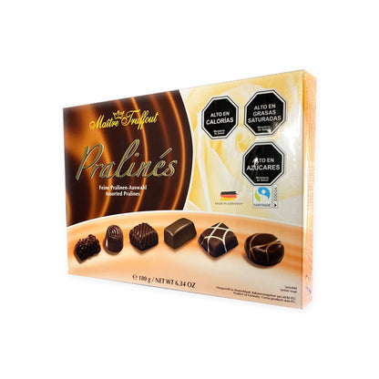 Pack 5 Chocolate Bombón Pralines Maitre Truffout surtidos 900 gr