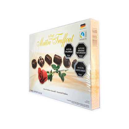 Pack 8 Estuches Pralines Maitre Truffout Surtidos Rosa 180g