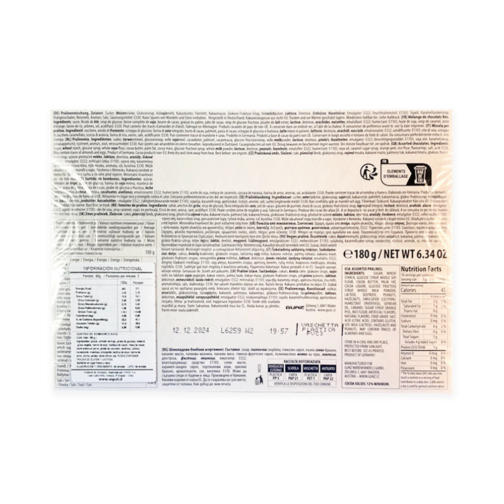 Pack 8 Estuches Pralines Maitre Truffout Surtidos Rosa 180g