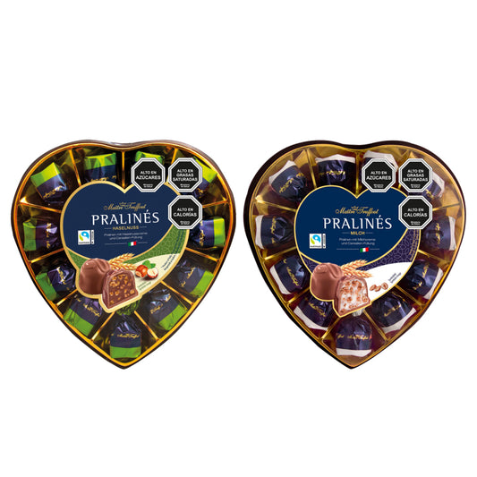 Estuche corazon praline Maitre Truffout 165g