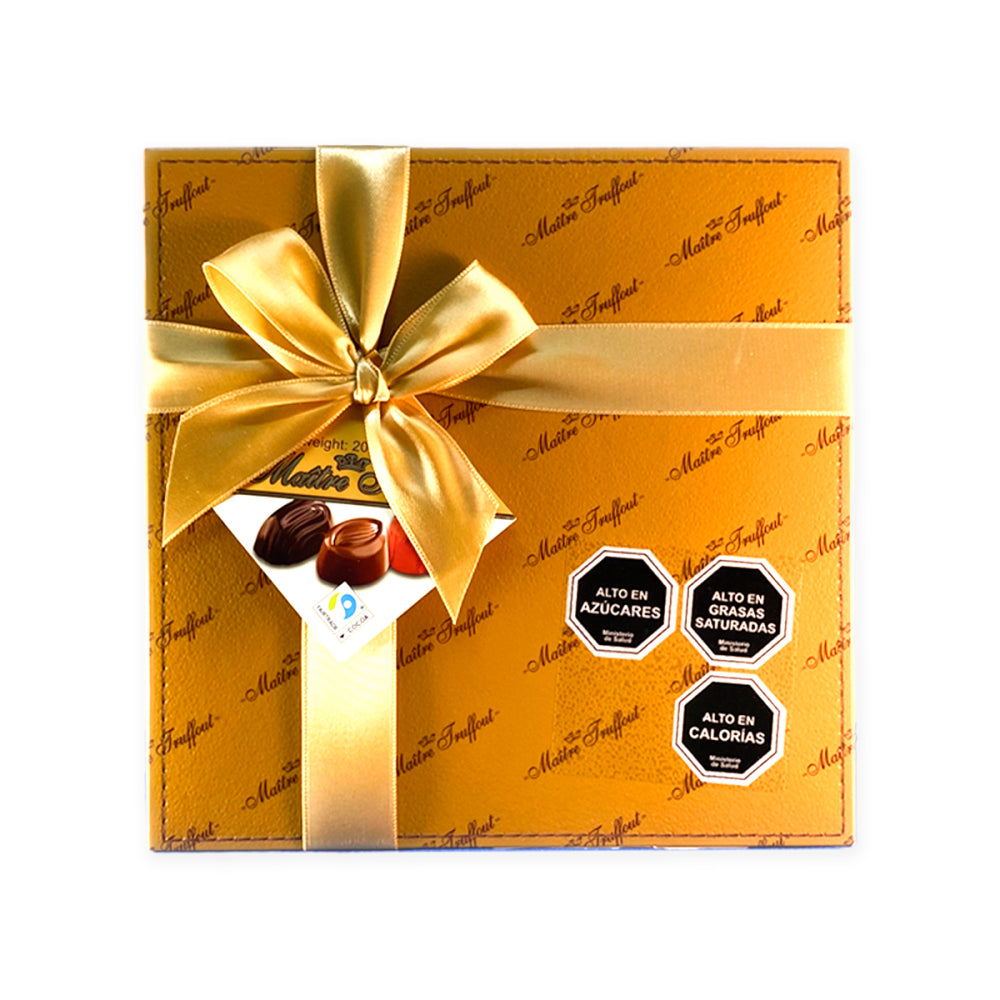 Bombones Caja Amarillo surtidos Maitre Truffout 200 Grs.