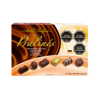 Pack 5 Chocolate Bombón Pralines Maitre Truffout surtidos 900 gr