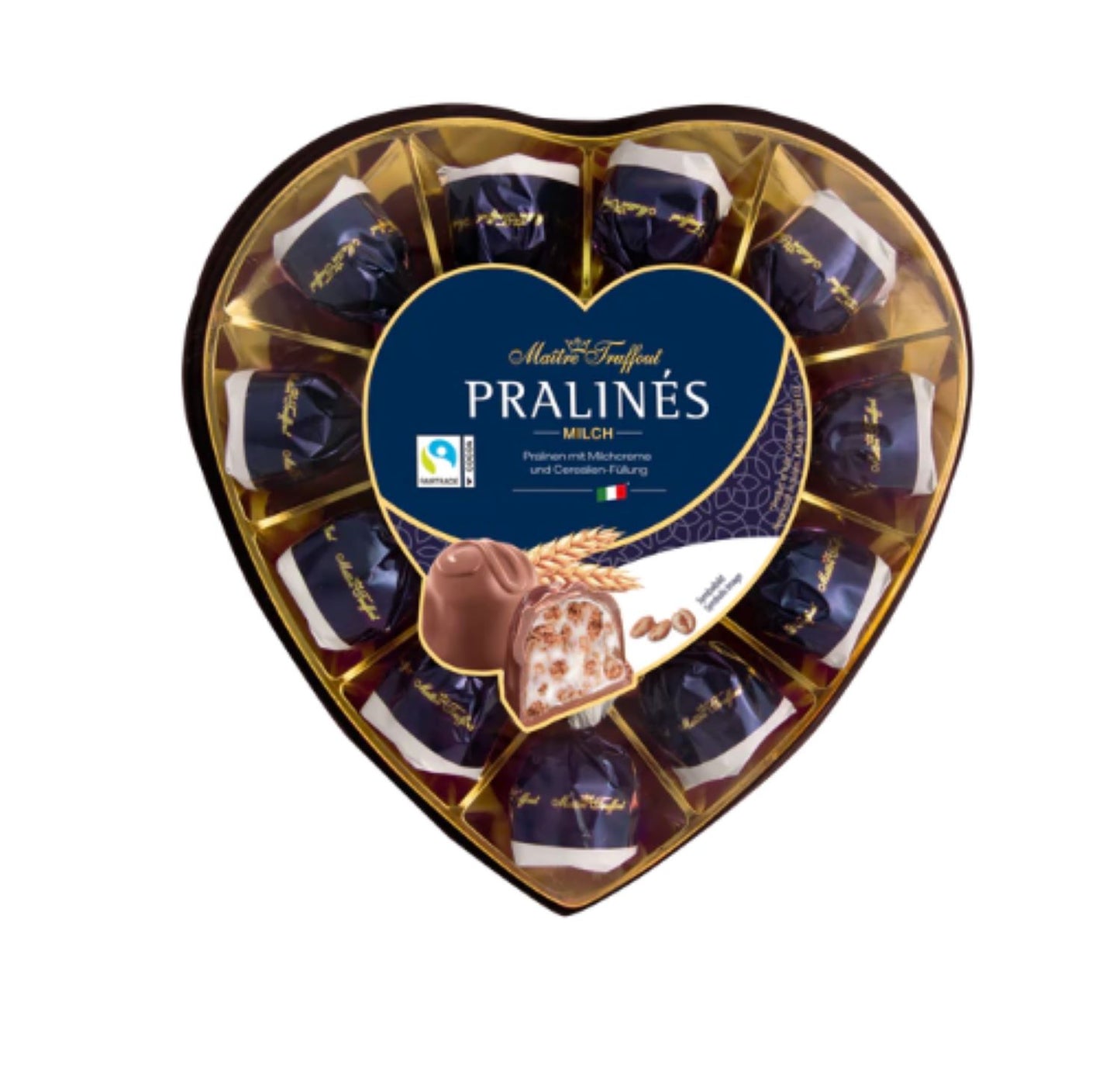 Chocolate Bombón Estuche Corazón Milk Cream Maitre Truffout