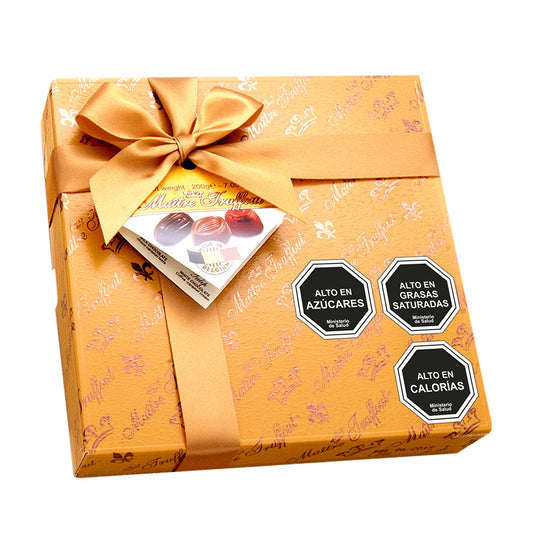 Bombones Caja Amarillo surtidos Maitre Truffout 200 Grs.