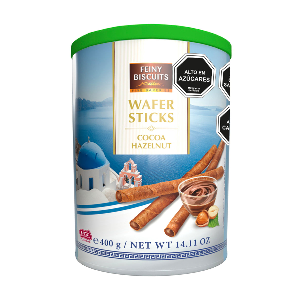 Pack 2 Lata barquillo Helena avellana 400g +2 Vainilla 400g