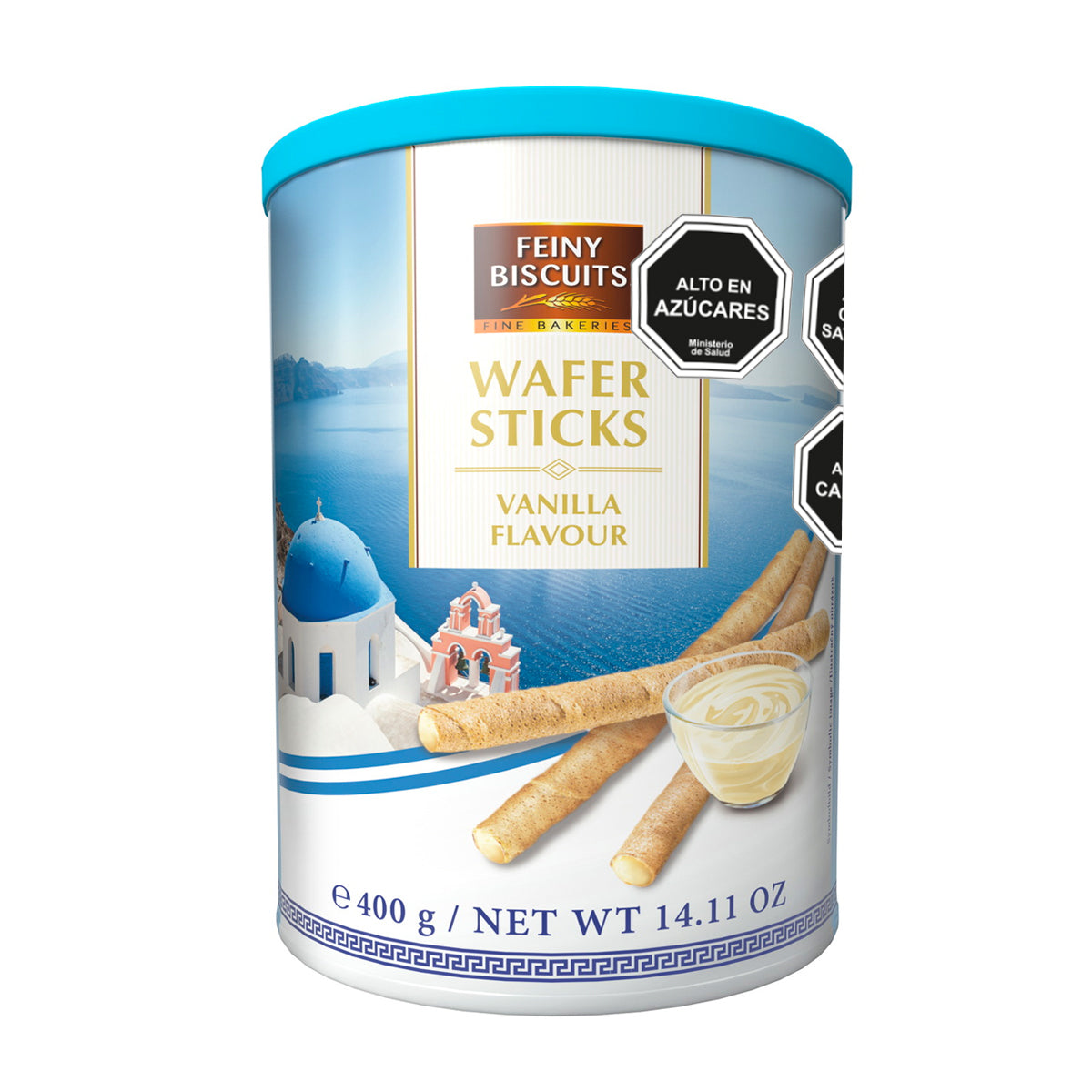 Pack 2 Lata barquillo Helena avellana 400g +2 Vainilla 400g