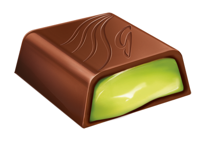 Pack 2 Cajas Bombones Chocolate  Pistacho Goplana 1 Kg